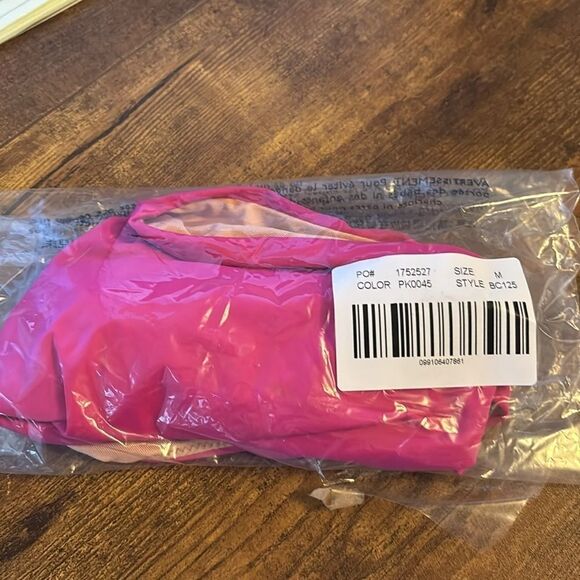 J Crew pink curve waisted bikini bottom size M new - Picture 3 of 6